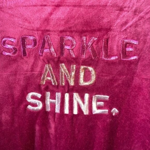 Kate Spade Sparkle And Shine Velour Sweatshirt S - Picture 4 of 8